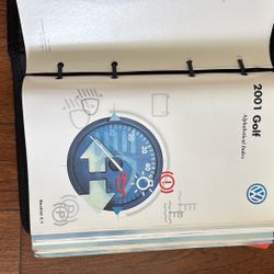 2001 VW Golf  GTI OWNERS MANUAL 