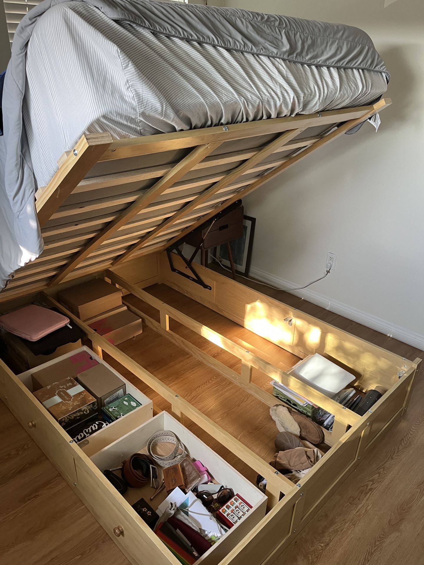 Full Size Bed Frame With Storage