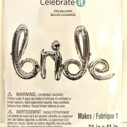 Celebrate It Bride Foil Balloon!