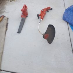 Electric Leaf Blower And  Weed Whacker