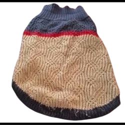 Large Multi Color Dog Sweater 