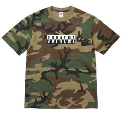Supreme Split Tee Camo