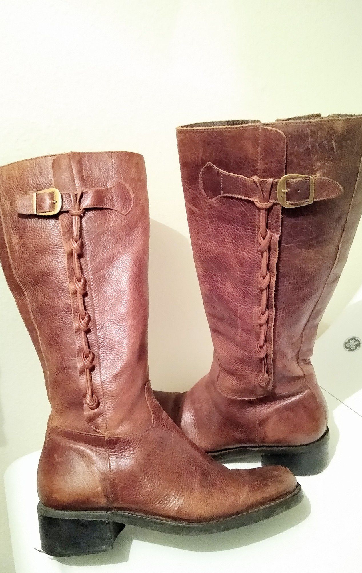 Riding leather women's boots size 7.5