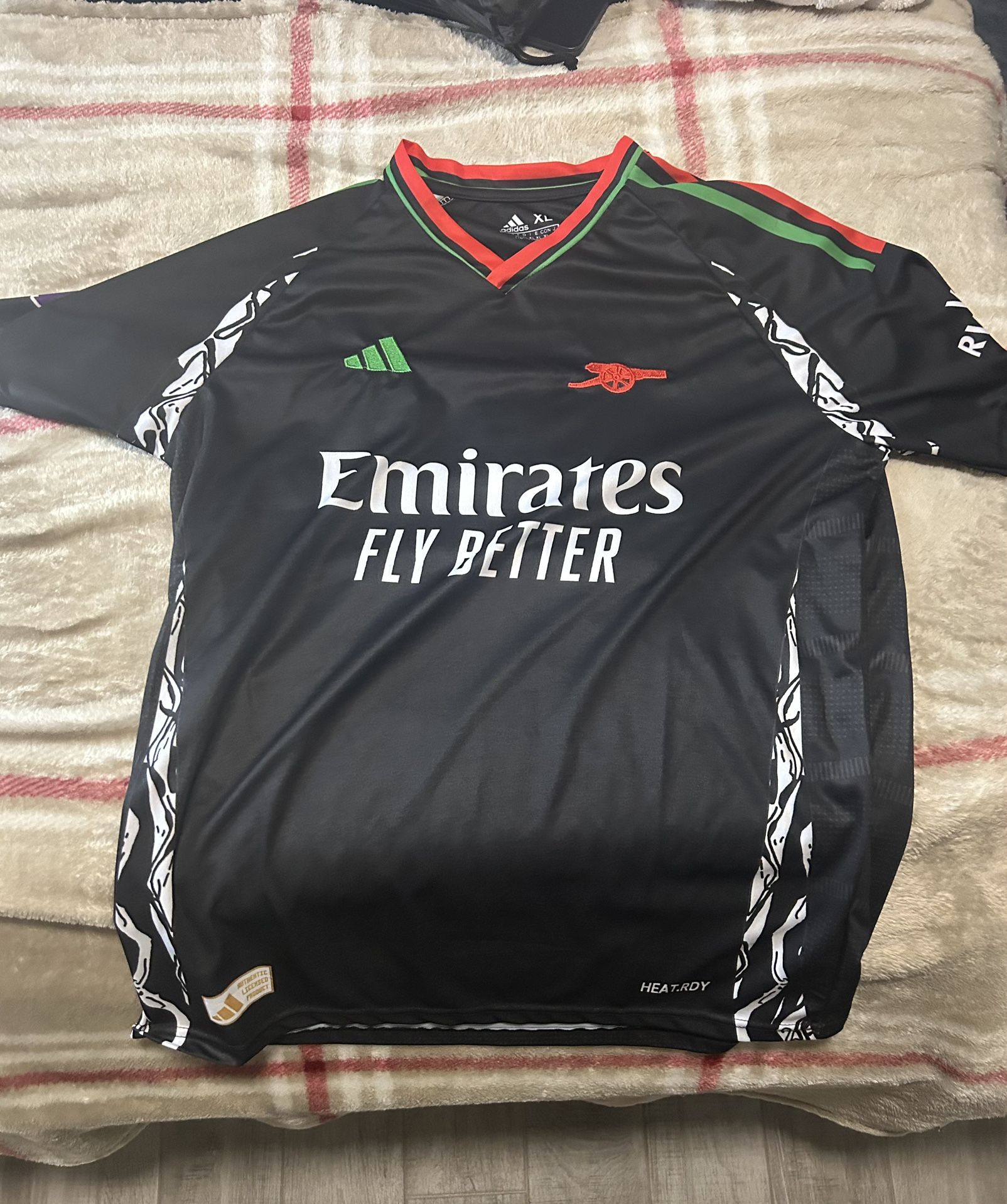 Brand New, Arsenal 24/25 Away Soccer Jersey, Size Medium