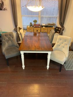Table and chairs