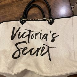 Victorias Secret Canvas Tote Bag