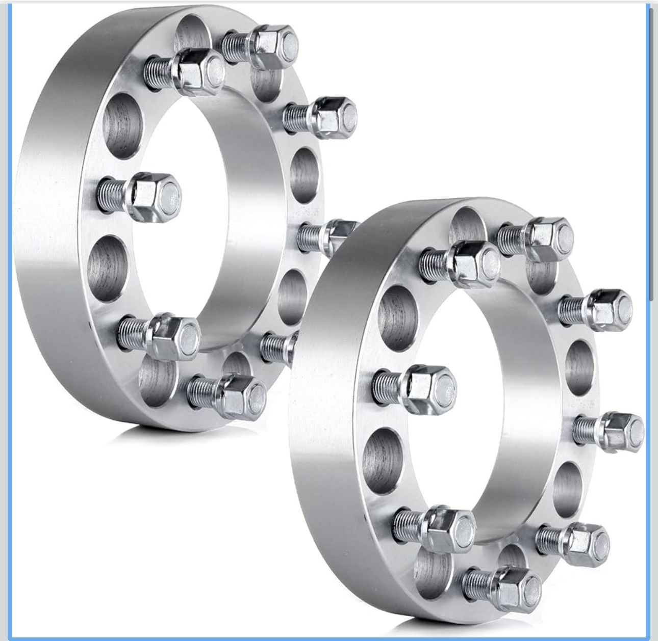 ECCPP 2PCS 1.5” 8x6.5 Wheel Spacers Fits Chevy Silverado HD 2001-2010