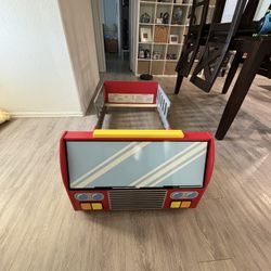 Toddler Fire Truck Bed