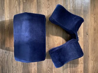 Leg and neck sleeping pillow set