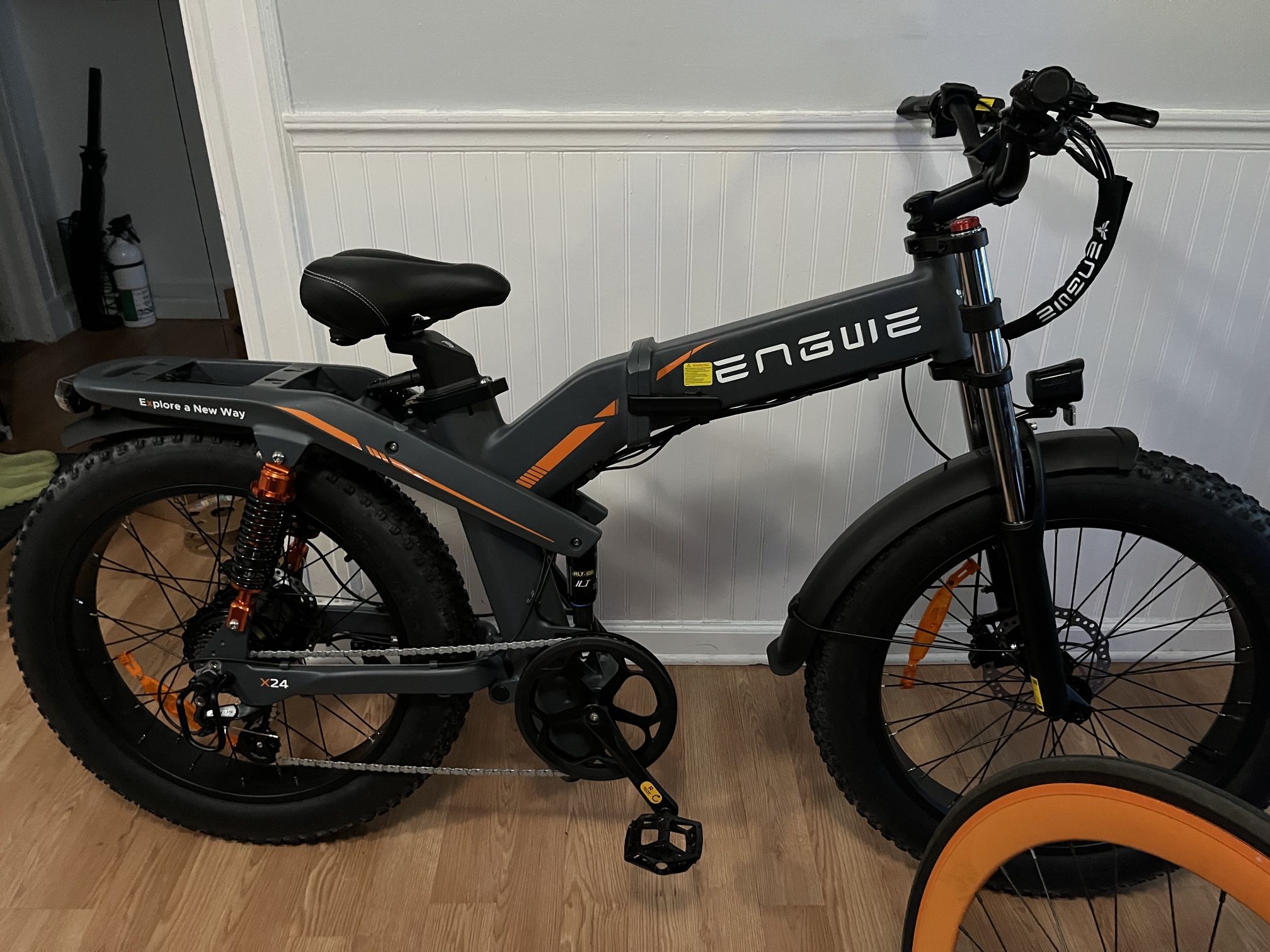 Engwe X24 folding E-Bike (Grey)