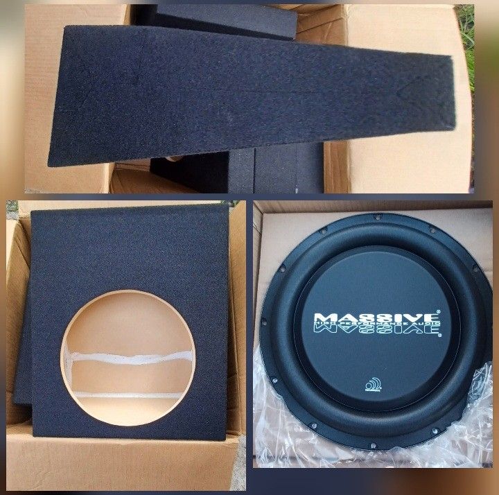 Toyota Tacoma 10” L7T Or Massive Subwoofer And Box