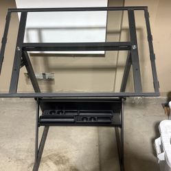 Adjustable Glass Drawing Table