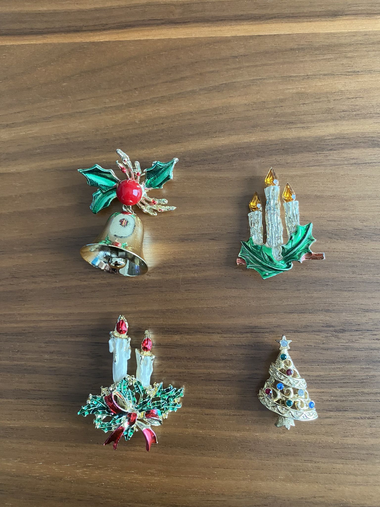 Vintage Christmas Brooches/pins