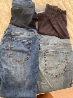 Maternity jeans x 2