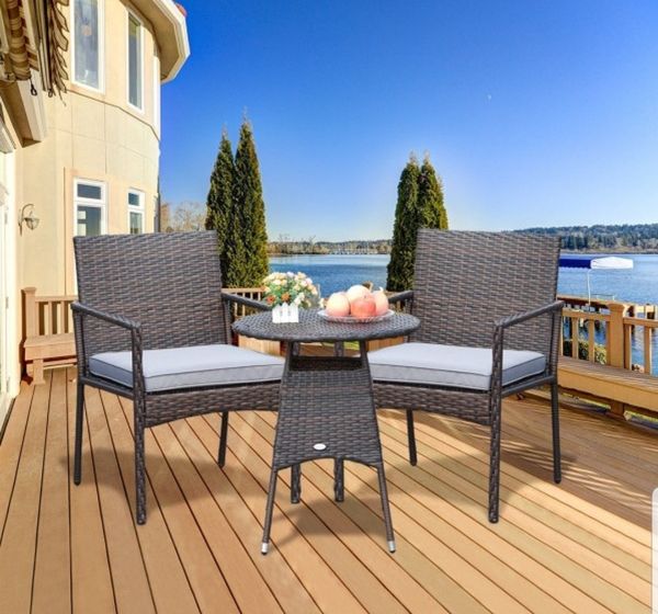 BRAND NEW 3 Piece Outdoor Patio Furniture Set Balcony Backyard for Sale