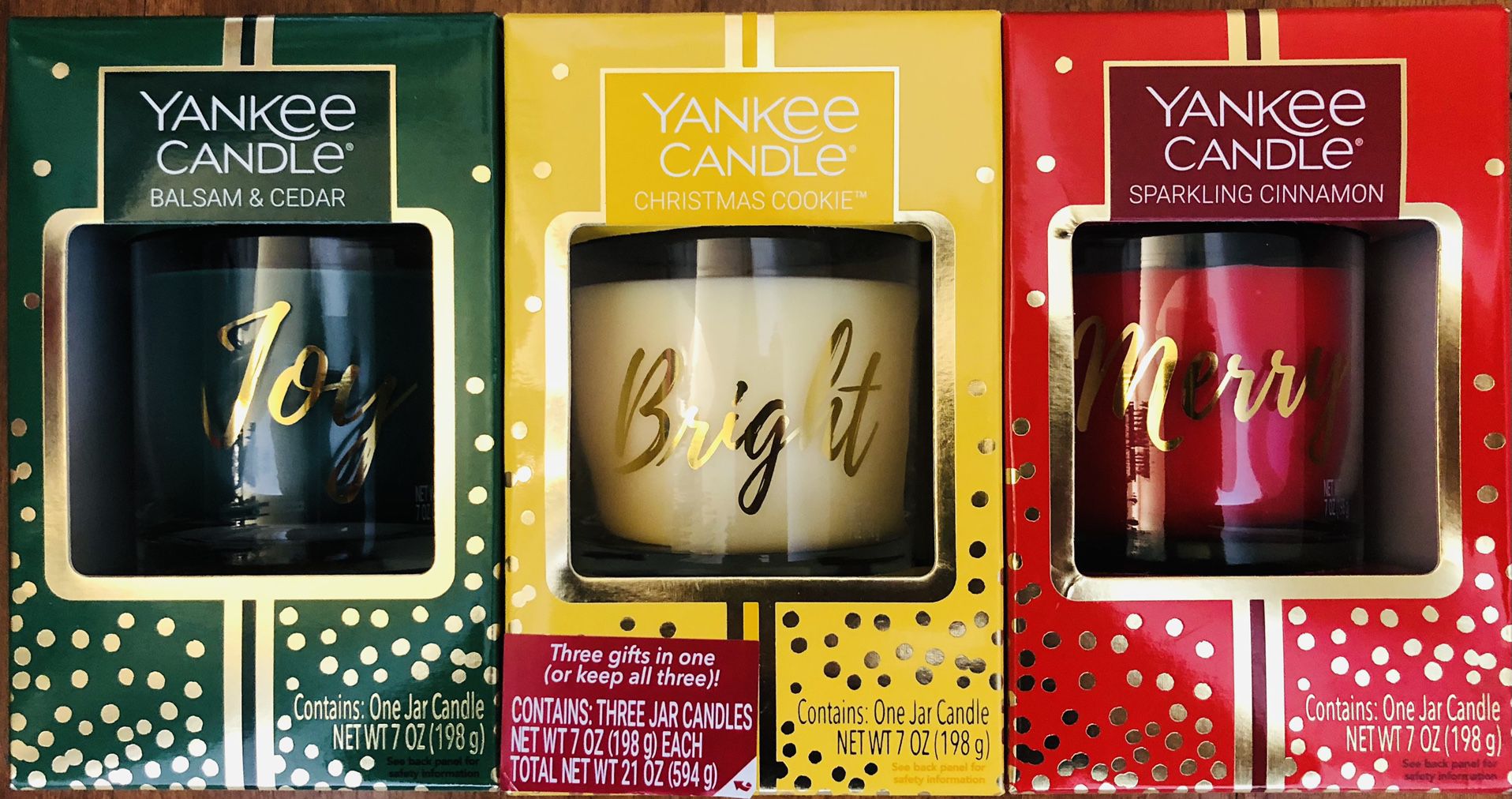 Brand new Yankee Candle 3 pack gift set (pick up only)