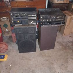 Technics Stereo System With 2 Big Speaker's $75.00