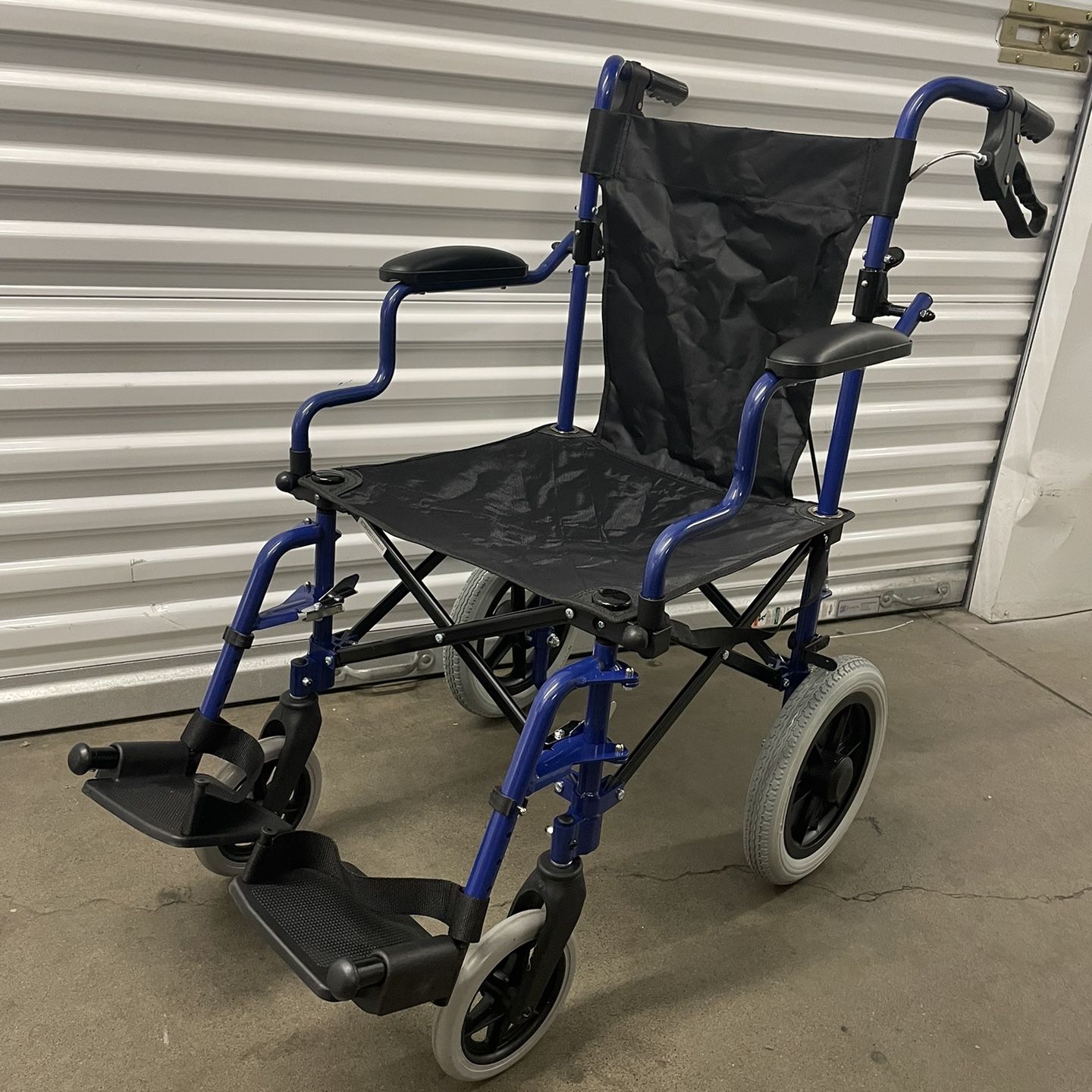 Lightweight Fold In A Bag Transport Wheelchair 