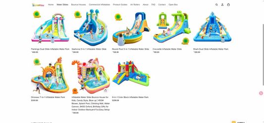 🔥 30 PALLETS OF INFLATABLE BOUNCE HOUSES & WATER SLIDES FOR SALE! 🔥 ¡30 TARIMAS DE BRINCOLINES Y