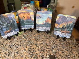 Yosemite Valley of light plaque series, $60