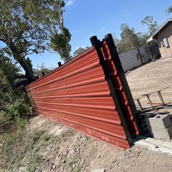 Fence  Wood And Metal Aluminum And More 