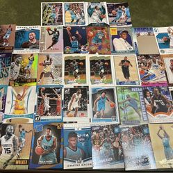 Lot of 40 NBA Hornets Basketball Cards-Stars-Rookies-Inserts Past & Present 