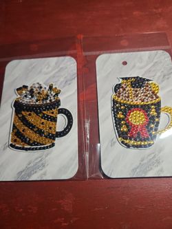 Handmade Graduation Diamond Painting Magnet Set-2 Pack