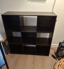 Free brown cube shelf
