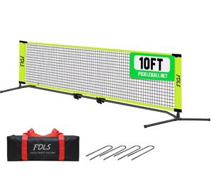 Portable 10FT Pickleball Net with Carry Bag for Indoor&Outdoor