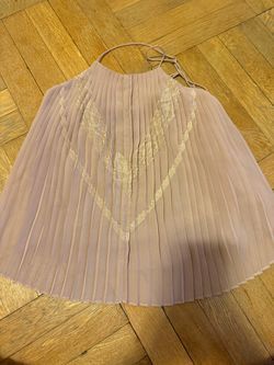 ASTR Pleated Lace Detail Top