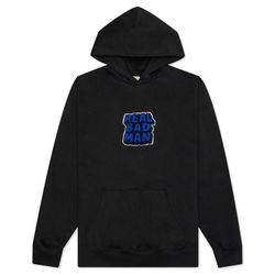 Real Bad Man RBM Chenile Black Hoodie Heavyweight Sweatshirt - Men's Medium New!