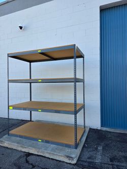 Long Span Storage Rack Shelving Used 72 in W x 48 in D Shelves Delivery Available