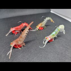 Shrimp Fishing Lure Jigs - 4 Pack