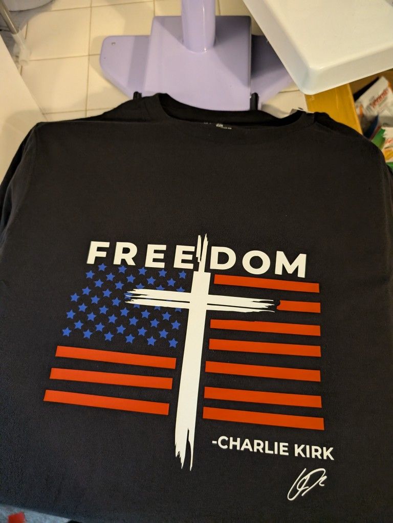 Xl Tall Handmade Charlie Kirk Shirt