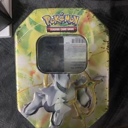 Pokemon arceus tin box