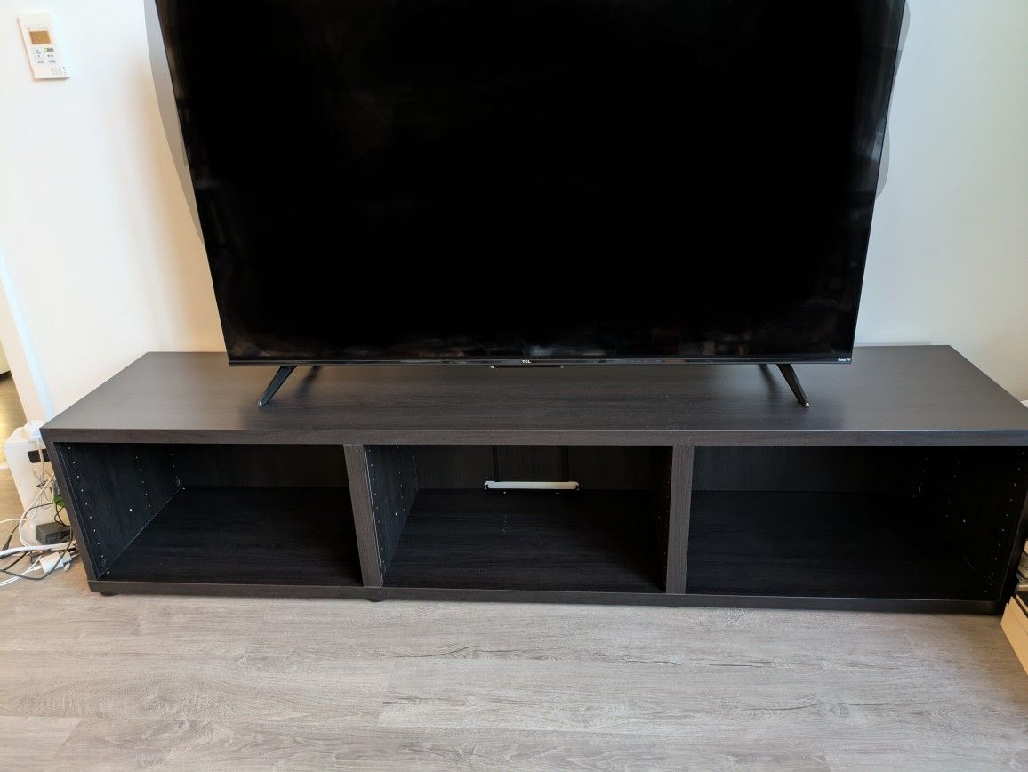 IKEA BESTÅ TV unit in black-brown