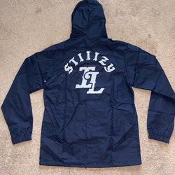Stiiizy (L) Navy Blue Windbreaker
