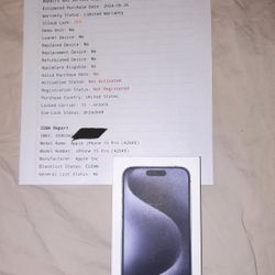 FACTORY SEALED IPHONE 15 PRO 256GB FULLY FACTORY UNLOCKED 
