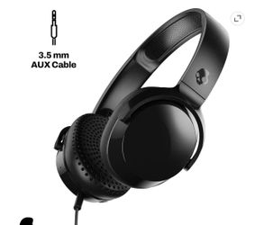 Skullcandy Riff on-ear Headphones with Microphone, Black Brand new in box — never used (box shows light wear on the corners from storage).
