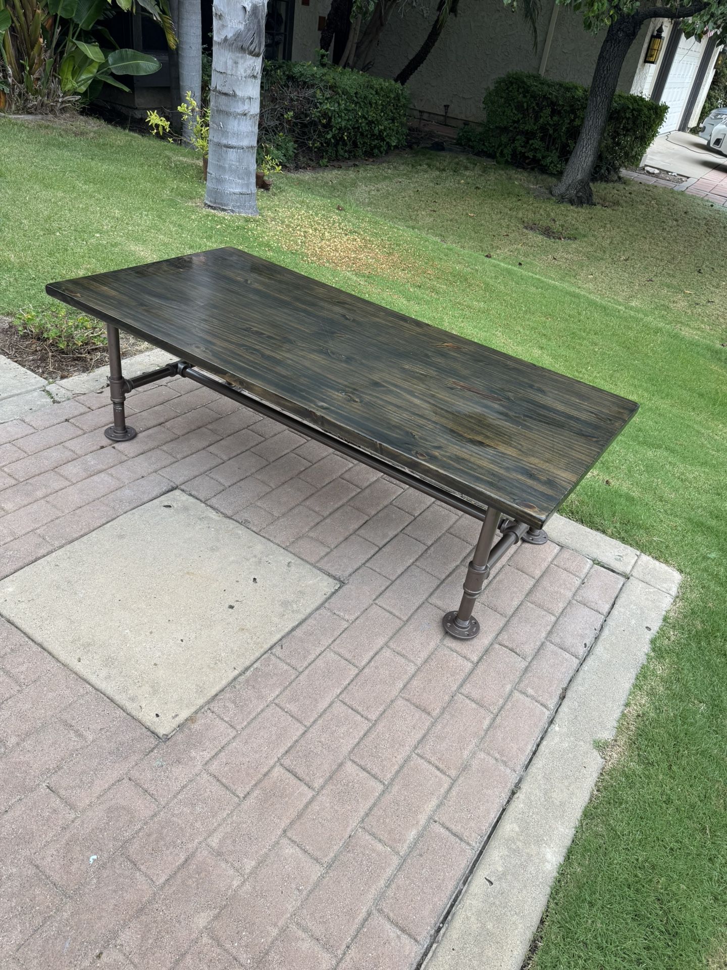 Wood Handmade Coffee Table Brown