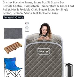 Portable sauna 