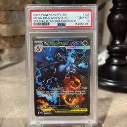 Pokemon Charizard X EX PSA 10