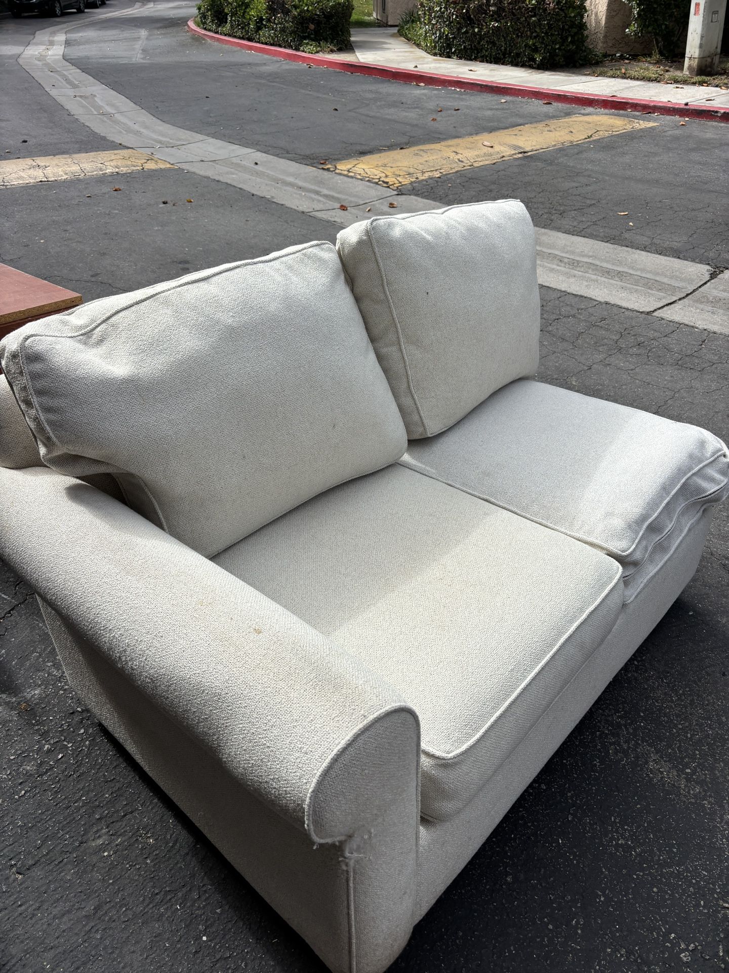Pottery Barn Loveseat Sectional