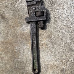 Vintage Drop Forged Pipe Wrench – 10” Adjustable Price: $10