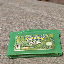 Pokemon LeafGreen Version For The Nintendo Gameboy Advance 