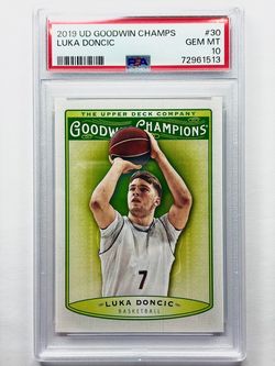 Luka Doncic 2019 Goodwin Champs #30 PSA 10 GEM MT