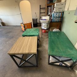 2 End Tables And Coffee Table 