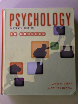 Psychology in Modules, Eleventh Edition, David G. Myers, C. Nathan Dewall