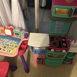 Kitchen Play Set And Learning Table