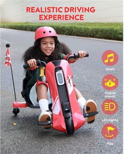 Red Electric Go Kart for Kids